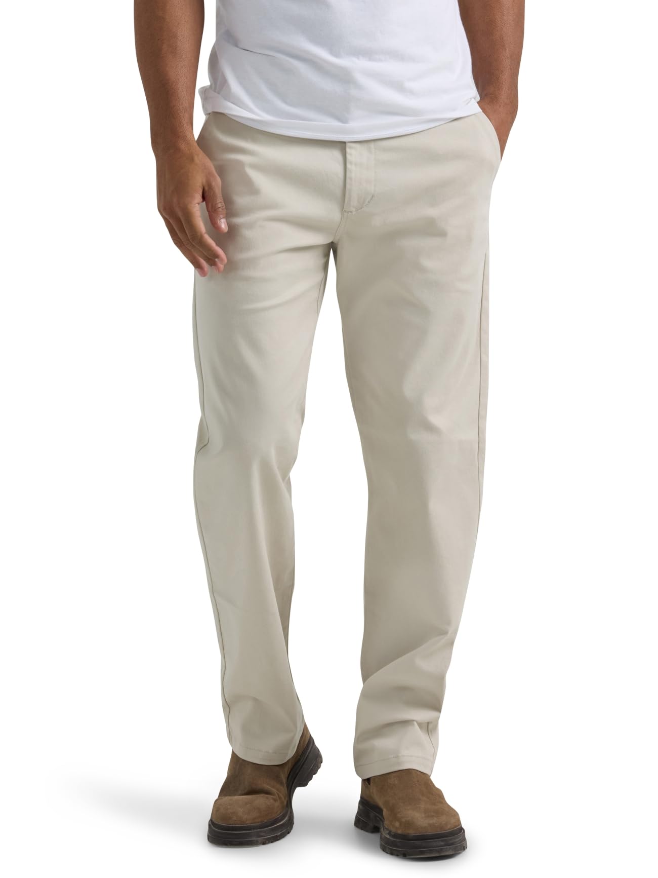 Lee Men's Flat Front Relaxed Straight Pant