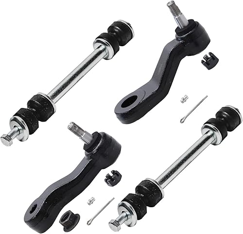 Miniatura 651 de Detroit Axle - Kit de extremo delantero de 14 piezas para Hyundai Tucson 2005-2009 Kia Sportage 2005-2010 2 brazos de control inferiores, 2 rótulas