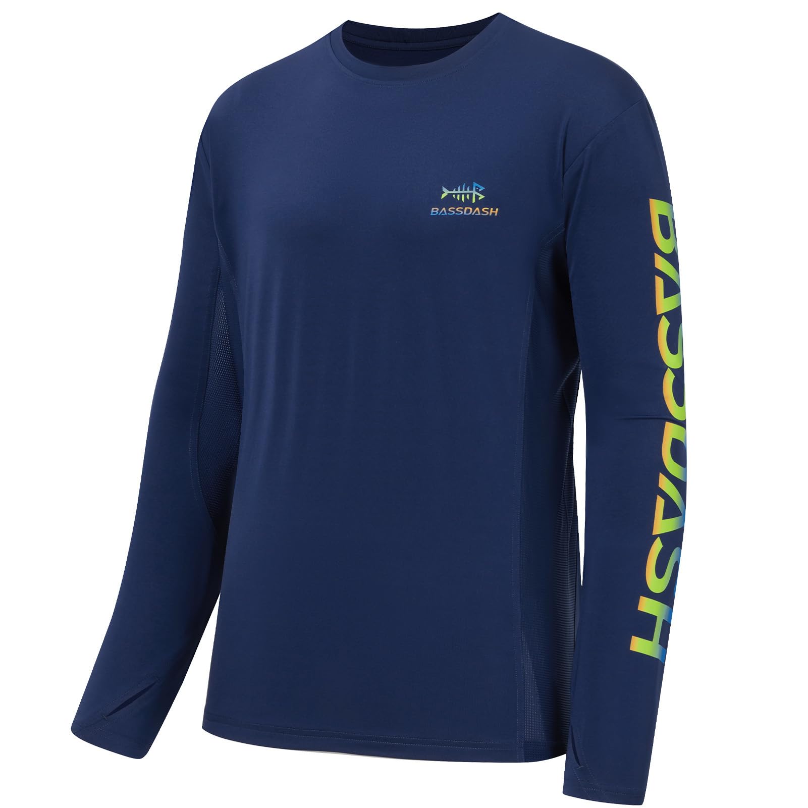 Bassdash Camiseta Proteccion Solar Hombre Manga Larga Camisas Gráficas para Hombre Camisa de Pesca de Manga Larga UPF 50+ Protección Solar UV Que Absorbe la Humedad