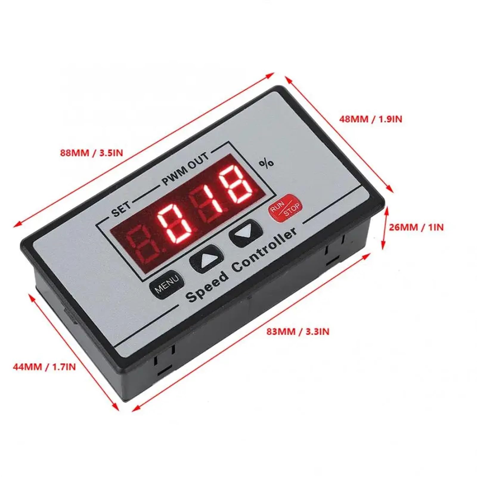 Regolatore di velocità del regolatore del motore CC a spazzola PWM Regolatore del regolatore della velocità del motore con display digitale 30A for bicicletta elettrica