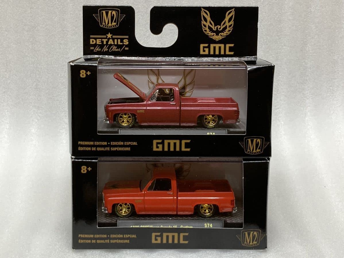 Amazon | M2マシーン 1/64 シエラ グランデ 1976 GMC Sierra