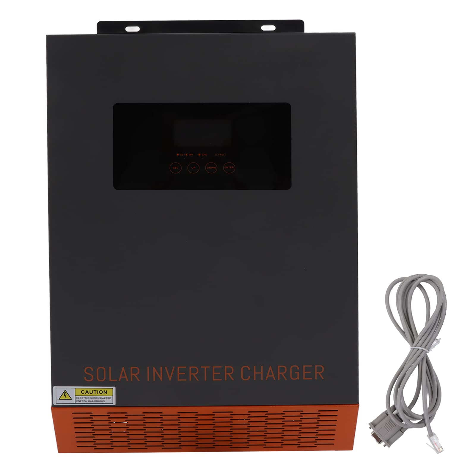 Oumefar Caricatore Inverter Solare Ad Alta Efficienza da 3500 W con MPPT per Uso Domestico e in ufficio. Lega di Alluminio