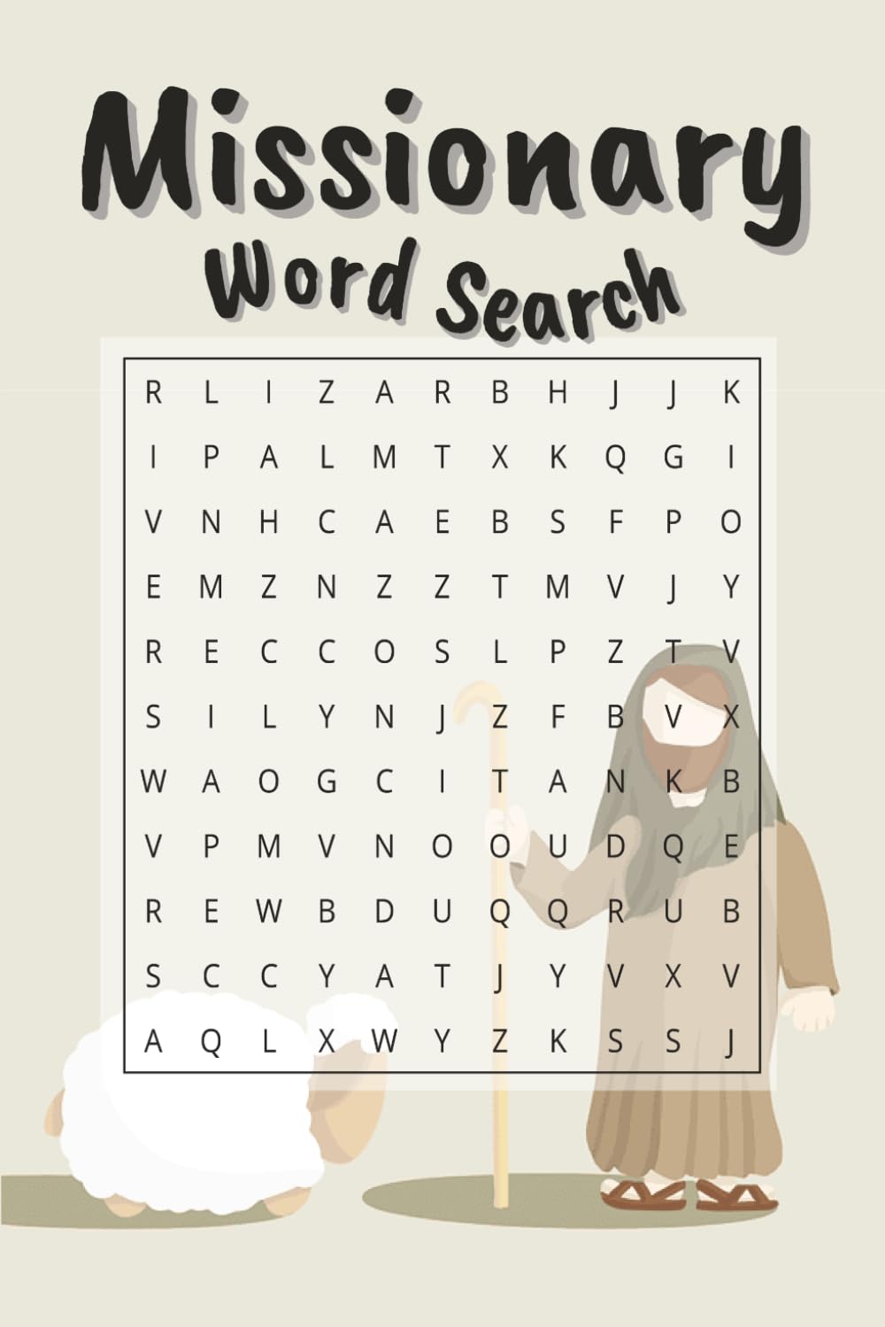 Missionary Word Search Puzzle Book: Faith-Building Brain Challenges 12 Challenging Puzzles | 6 x 9 Inches | Inspiring Activity for Missionaries & Church Members