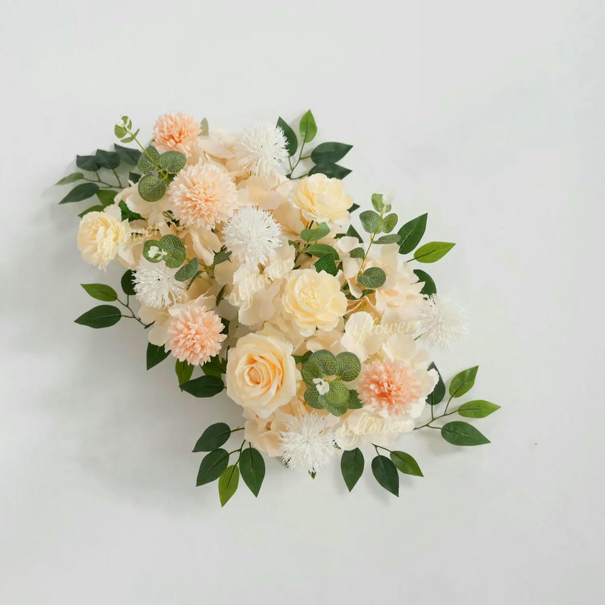 Ayhtud Champagne-50Cm 100/50 Artificial Rose & Peony Wedding Arch Flowers Garland Table Centerpiece For Party Engagement Ceremony Backdrop-1