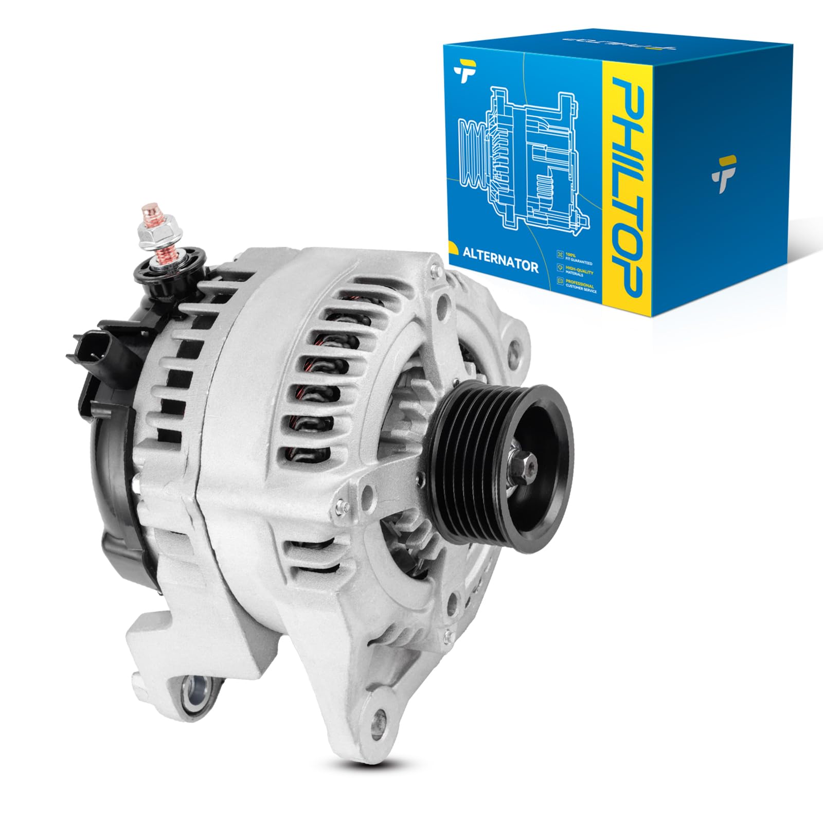 PHILTOP New Alternator 11299N Fit for 2009-2012 Ram 1500 5.7L