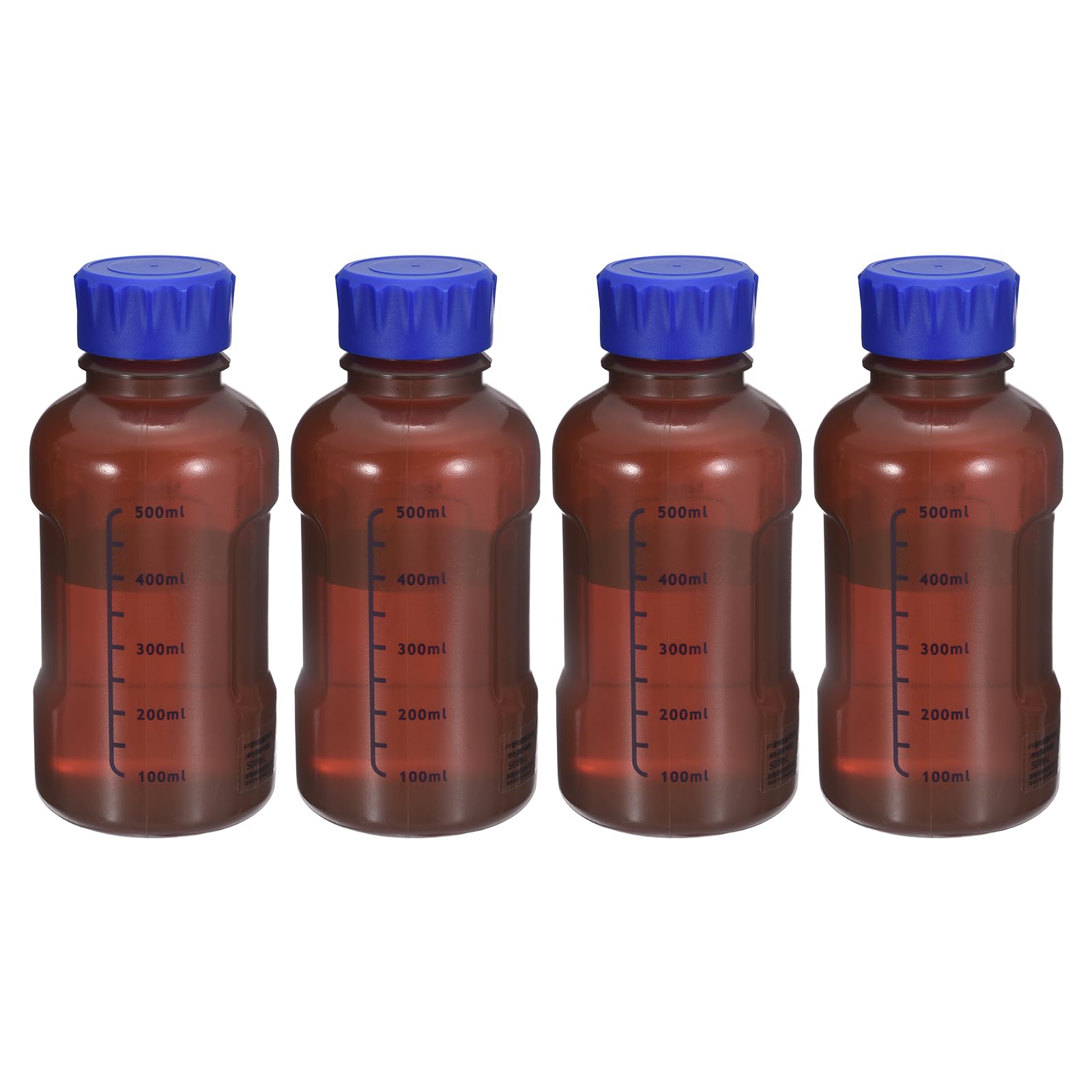 Bouteilles réactif graduées pour le stockage et l'organisation des liquides de laboratoire