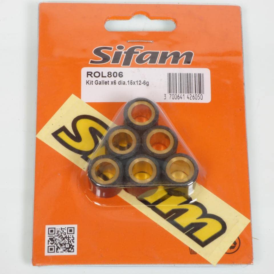 Rodillo de regulación Sifam de 6 Gs para mejorar tus trayectos en Malaguti F12R