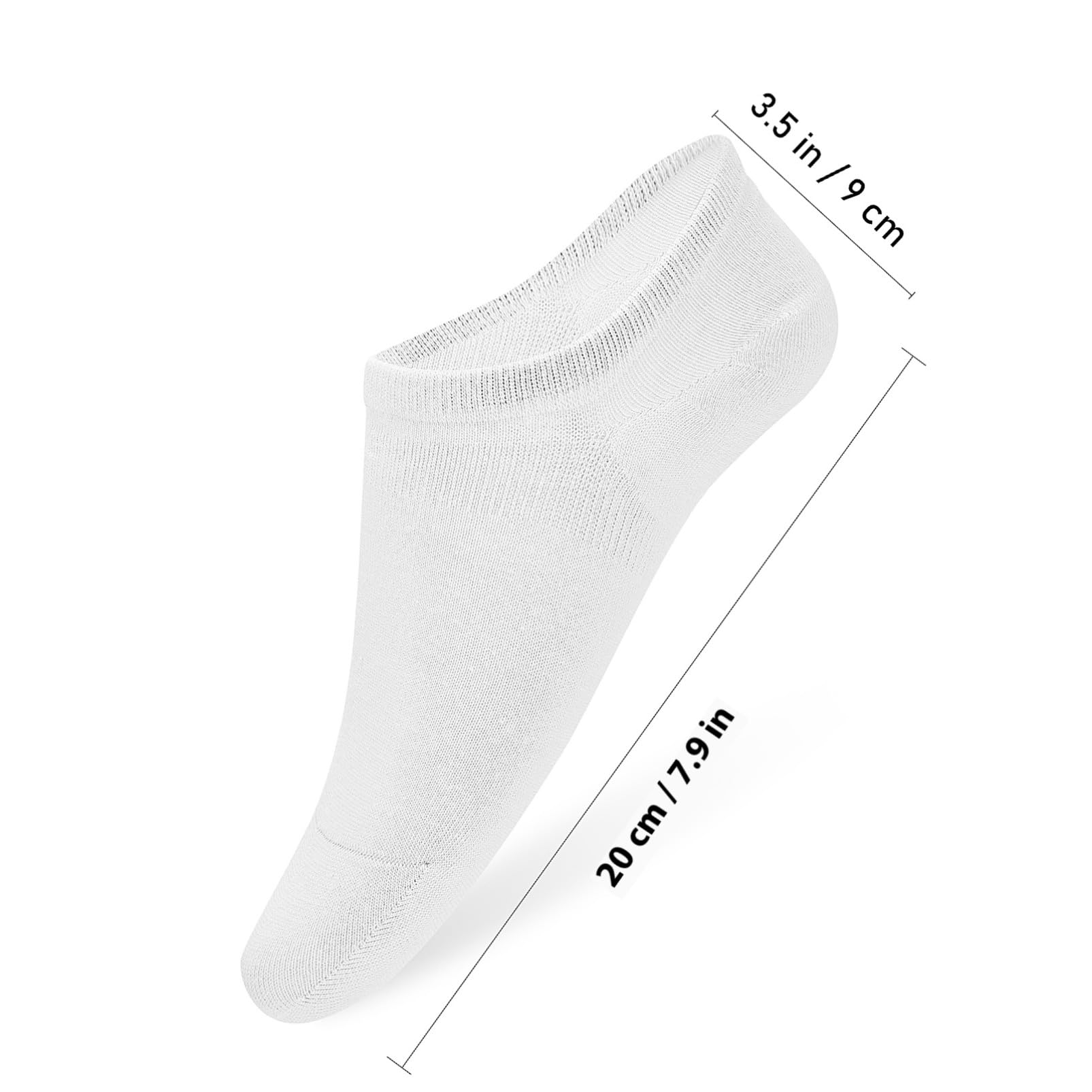 Calzini Donna Low Cut Invisibili 12 Paia Cotone senza Cuciture