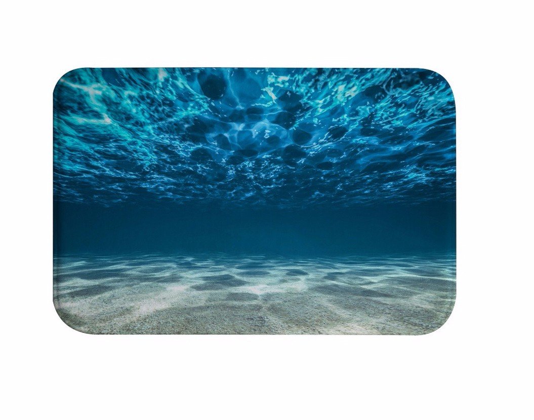 A.Monamour Set Tappeti Bagno 3 Pezzi Completo Esca Per Attrezzatura Da Pesca Nautica Per Catturare Animali Acquatici Antiscivolo Morbidi Assorbente Lavabile Tappetini per Il Bagno WC Bidet