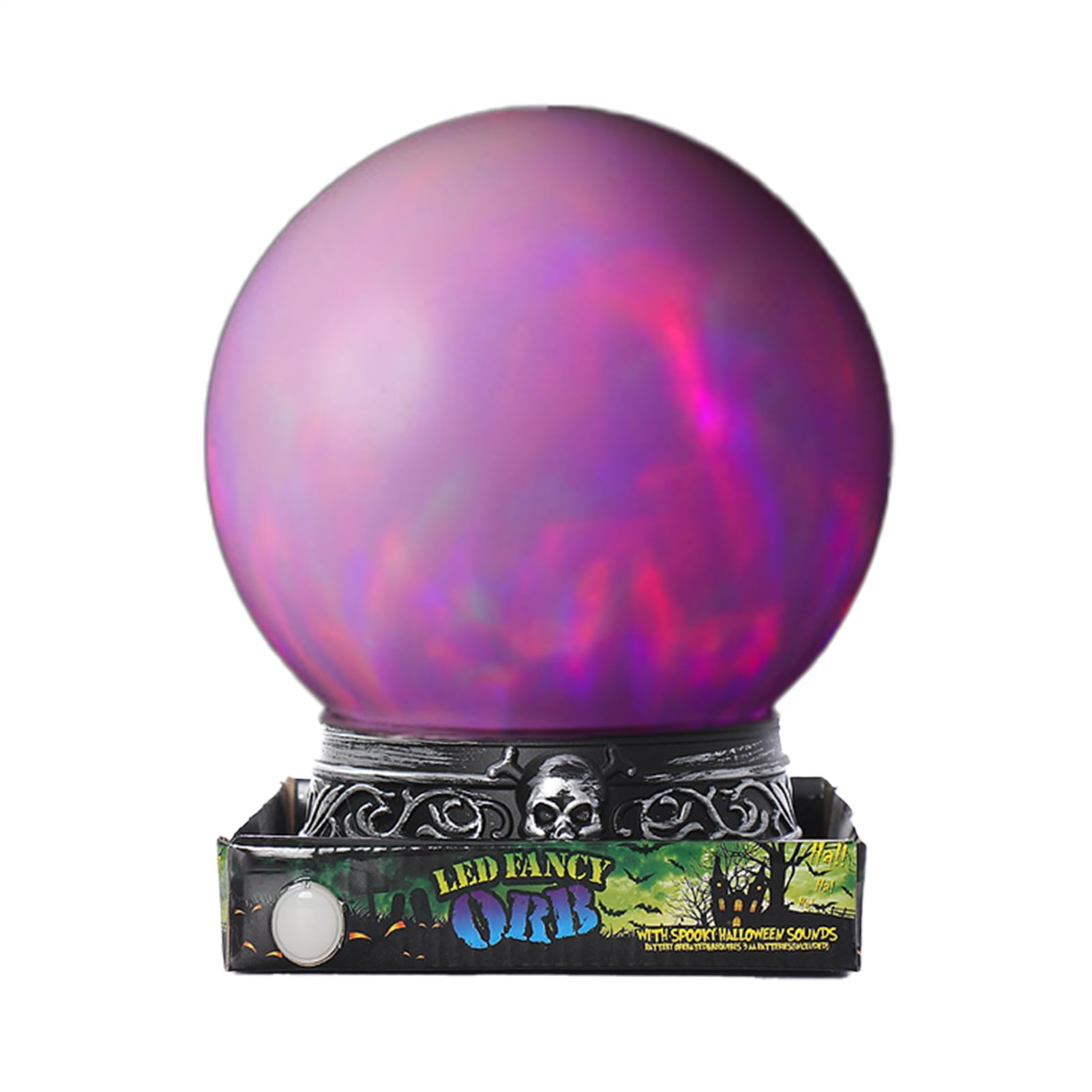 Boule de pour Halloween lampe multicolore décor de table et accessoire horreur - 8