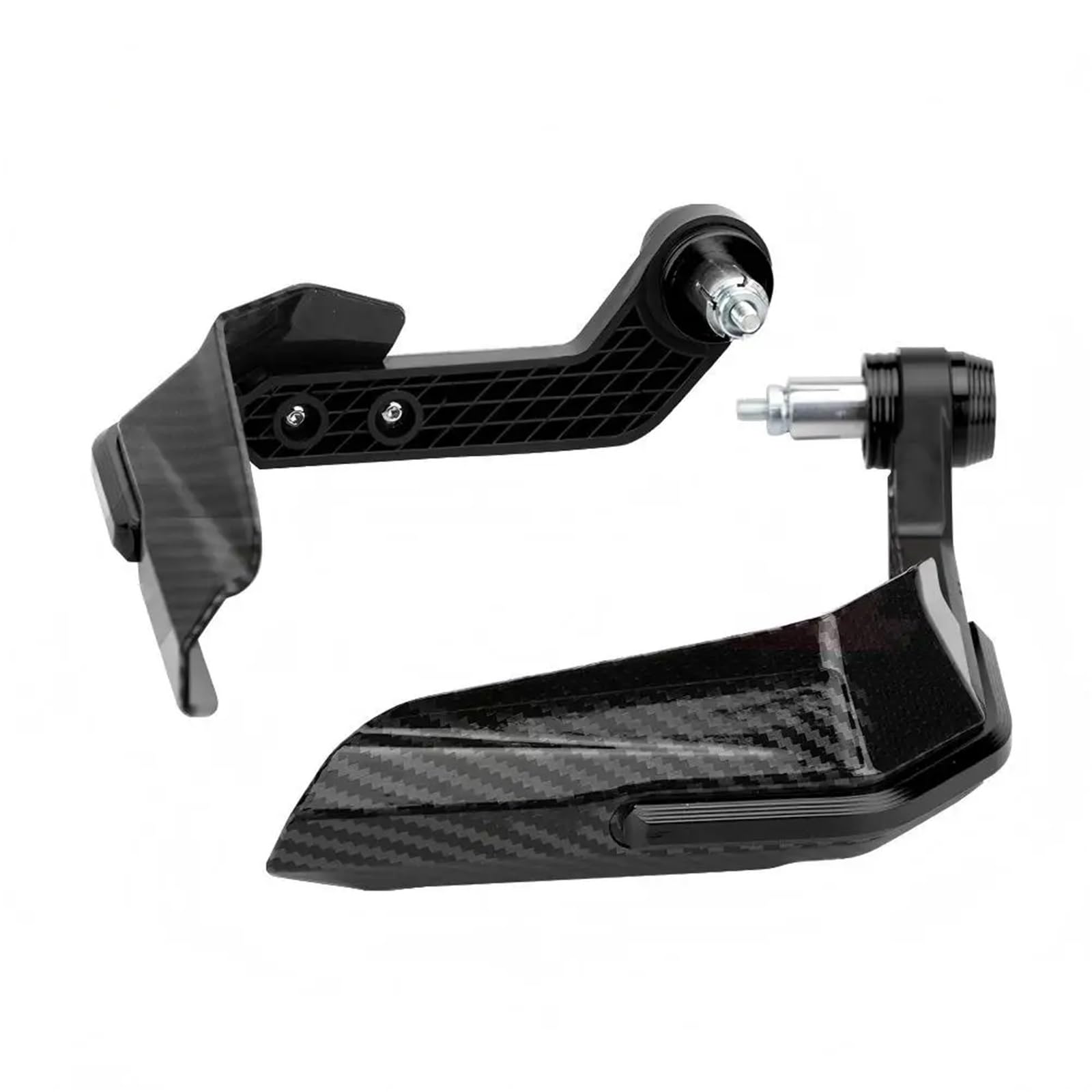Paramani Motocross Paramani per moto Manubrio Protezione antivento Motocross Dirt Bike Barra per spazzole(Black)