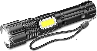 Pocket Torch,Camping Powerful Torch, Mini Torch Water Resistant for Camping, Mini Flashlight for Emergency Outdoor Use, Flashlights with High Lumens, Torches Led Super Bright