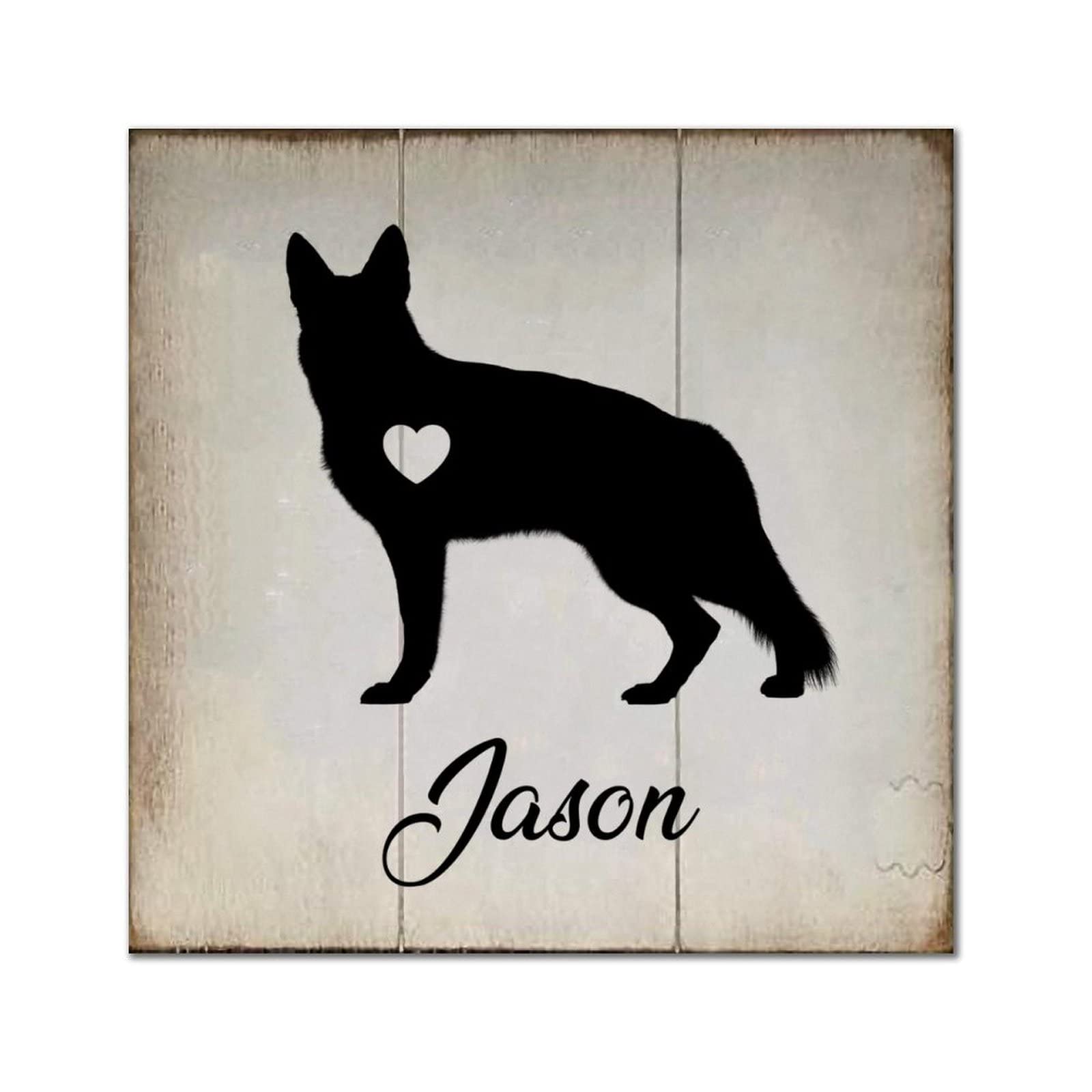 Plaque personnalisée bois gravée cœur : gravez votre amour sur ce panneau mural
