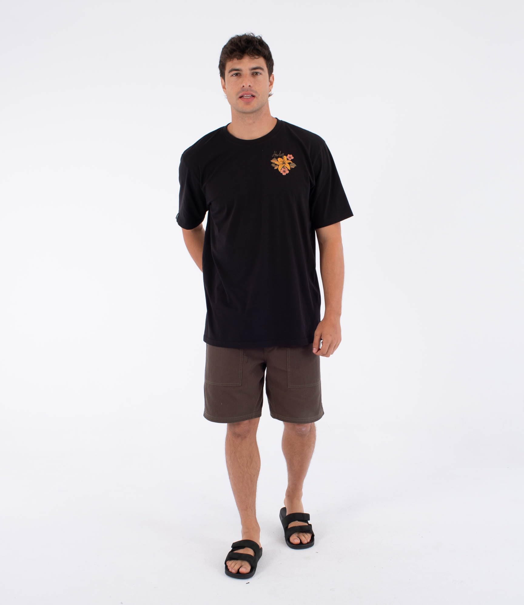 Hurley T-Shirt Short Sleeve Men - Tattoo Trudy Skull T-Shirt Uomo