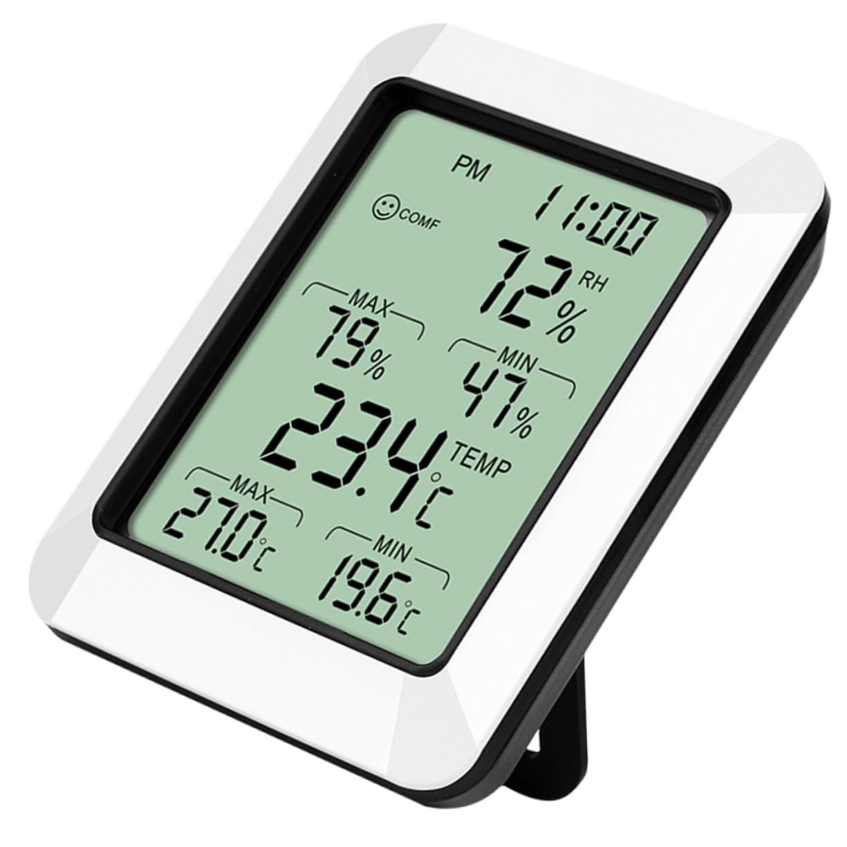 HANABASS 2pezzi Termometro Elettronico Per Umidità e Monitor Portatile Per Display Consumo Ridotto Facile Usare Batteria