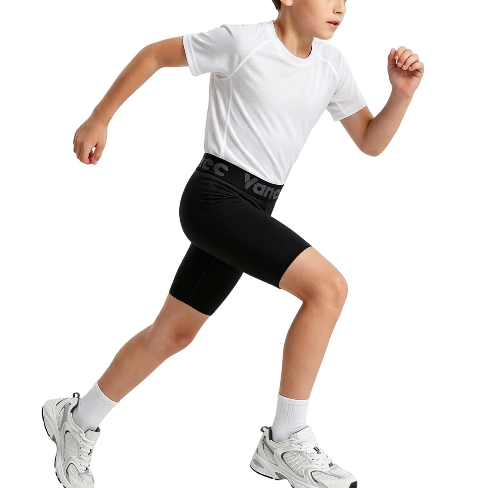 Pantaloncini Compression Ragazzi Asciugatura Rapida Traspirante Ciclismo Bambini Leggero Elevata Elasticità Sportivi
