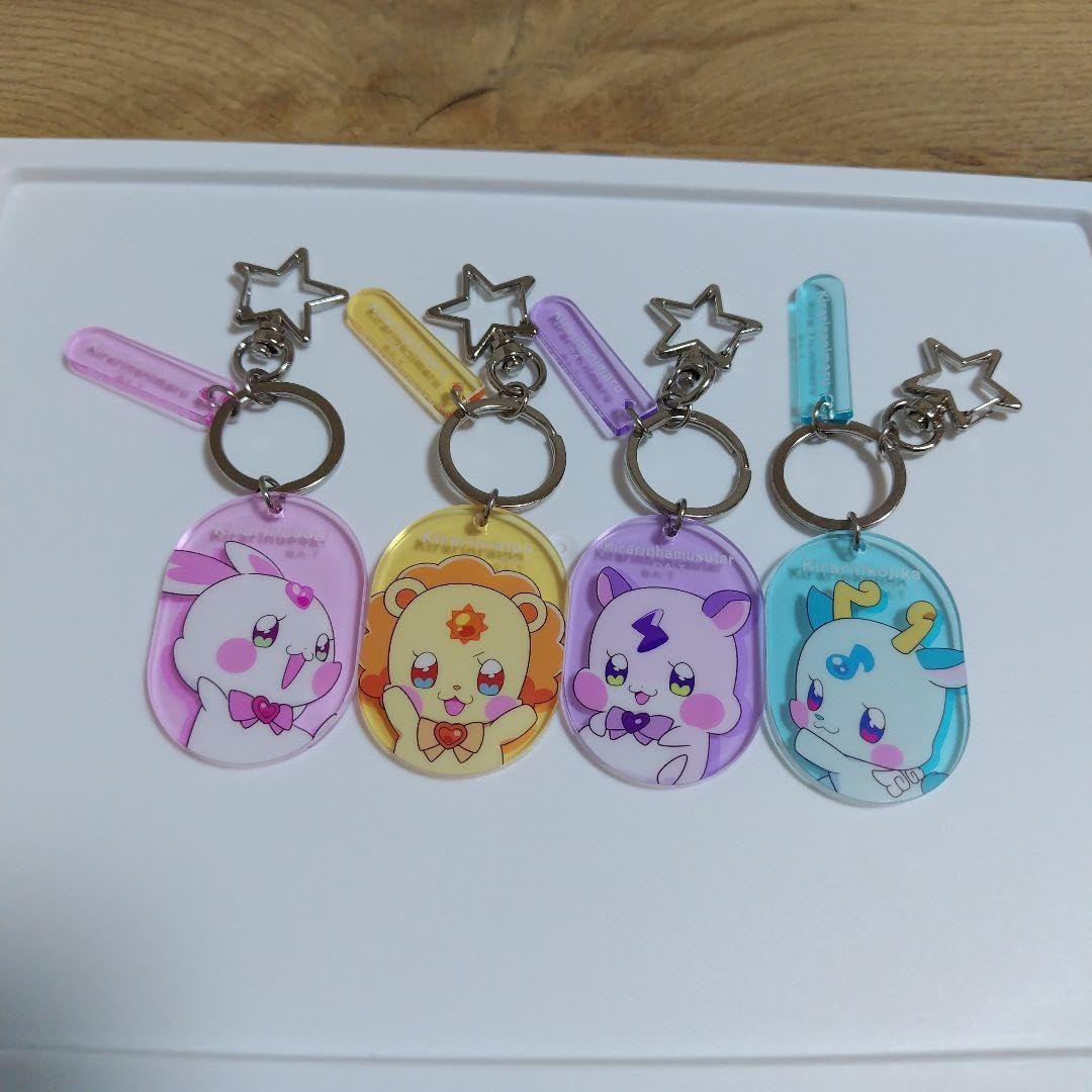 Amazon.co.jp: キラリンアニマル アクリル ロッカーキーホルダー わん 