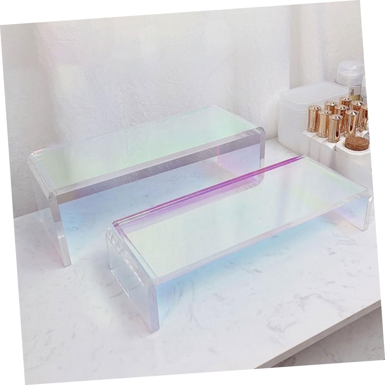 Zerodeko Cuscino Poggiamanicure Trasparente e Spesso in Gel per Supporto Polso Comfort Professionale per Unghie per Uso Professionale e Domestico