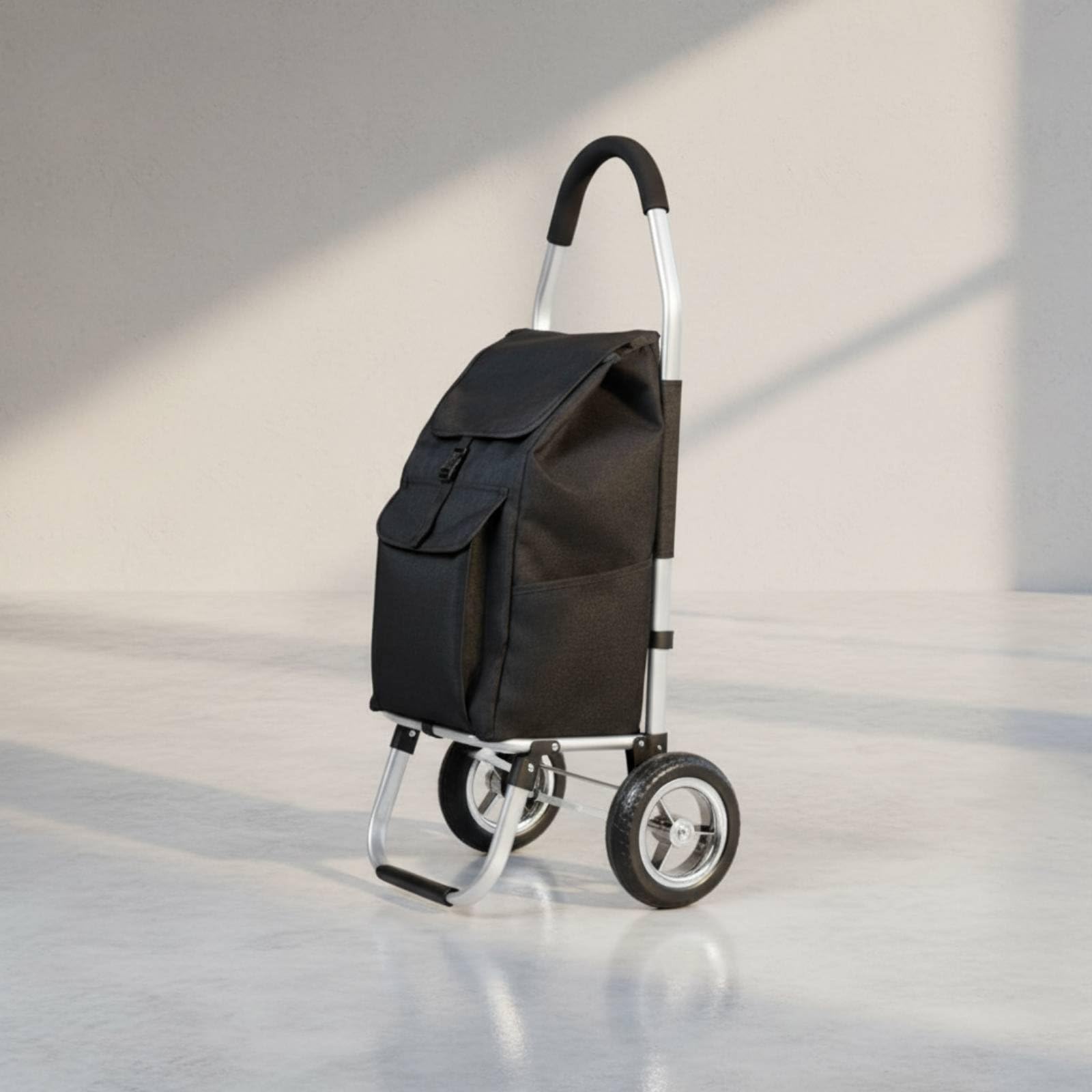 Gralara Carro Plegable Plegable de Aluminio Ligero Carro de la con Bolsa Gran Capacidad Transporte para Viaje