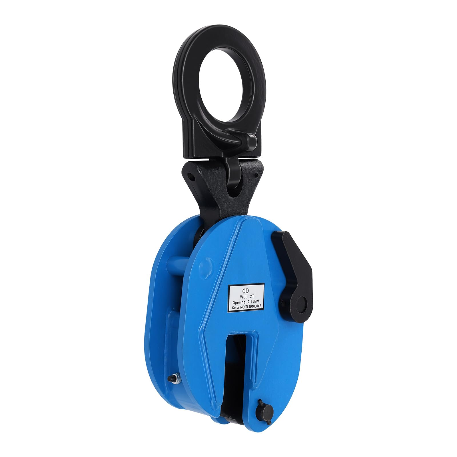 Morsetto di sollevamento, pinza per lamiera, morsetto verticale per lamiera, morsetto per sollevare e trasportare, morsetto in lamiera blu, portata 2T