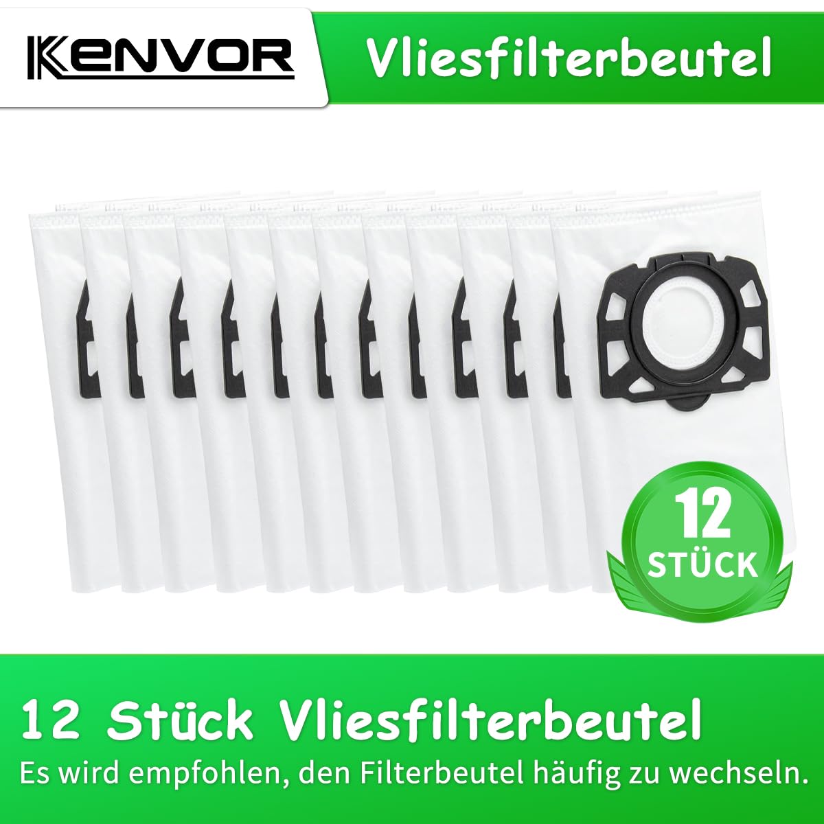 Kärcher 2.863-006.0 Sacchetti Filtro in Vello per V4-V5-V6, 0 W, 0 V