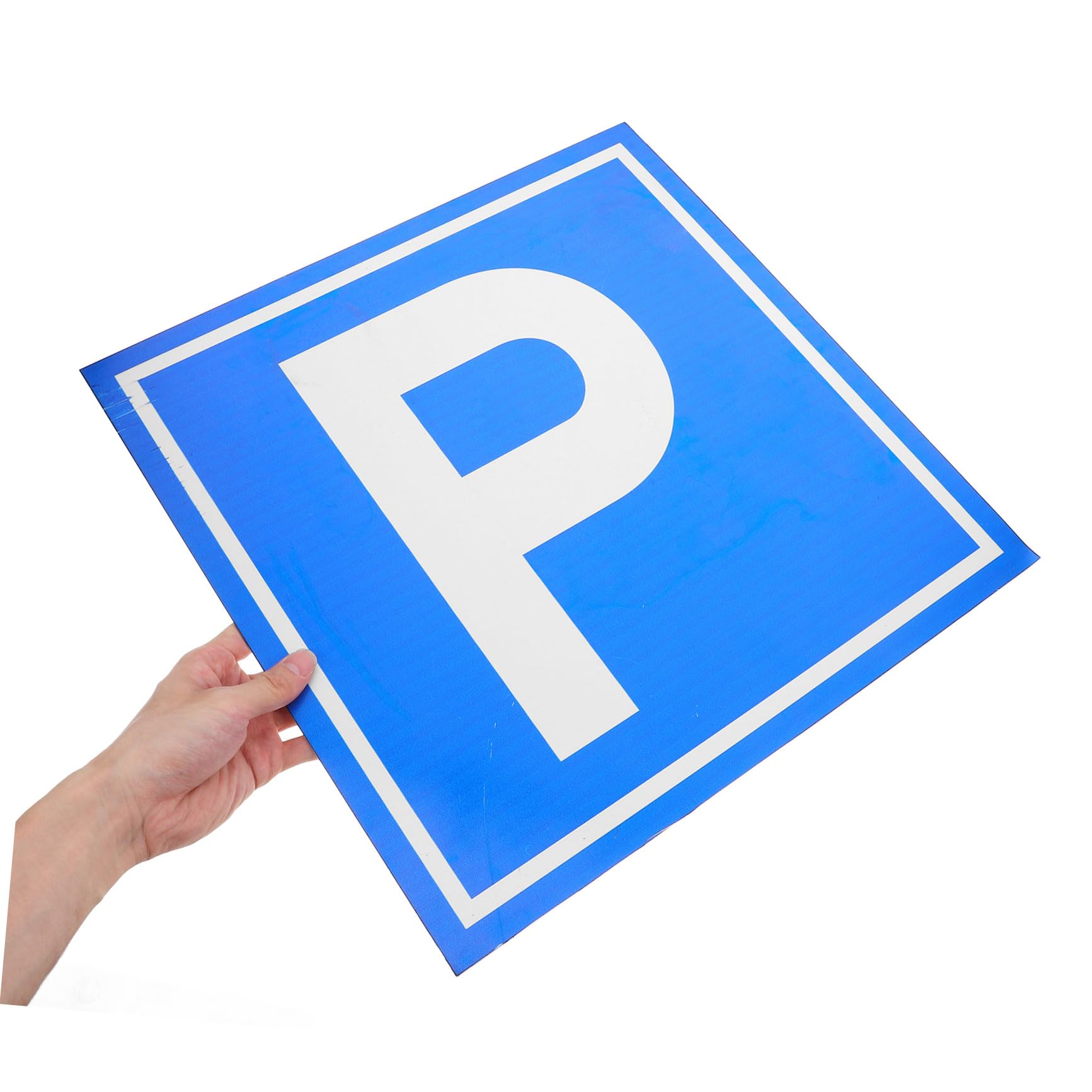 Zerodeko Cartello Parcheggio Simbolo p in Alluminio Segnaletica Stradale Per Sicurezza e Visibilità Per Parcheggi