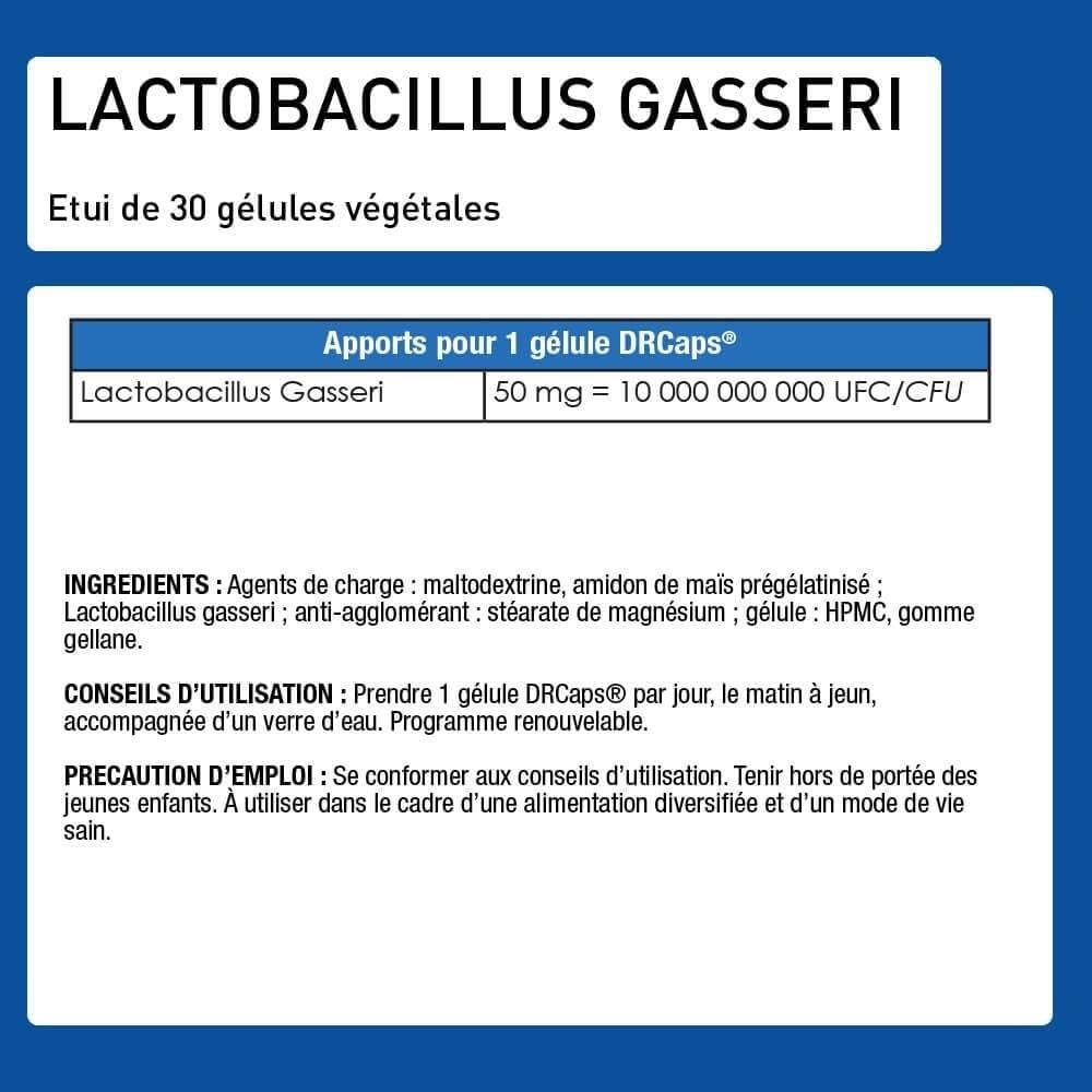 LACTOBACILLUS GASSERI - Naturel 200 Milliards de Ferment - Hautement Dosé - L. Gasseri - Complexe Vivant - Gélules Végétales Gastro-Résistantes - Lot de 3 - Programme 90J - Eric Favre