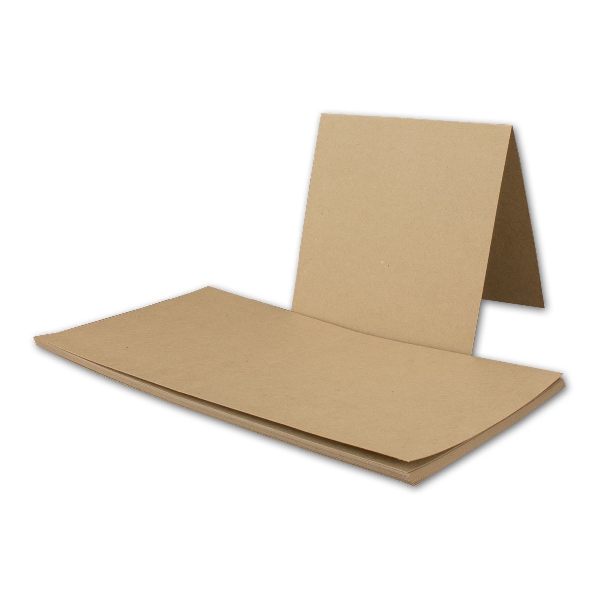 Set Biglietti Quadrati Pieghevoli 15x15cm Con Buste - FarbenFroh® Vaniglia, 15 Sets - Foto 3