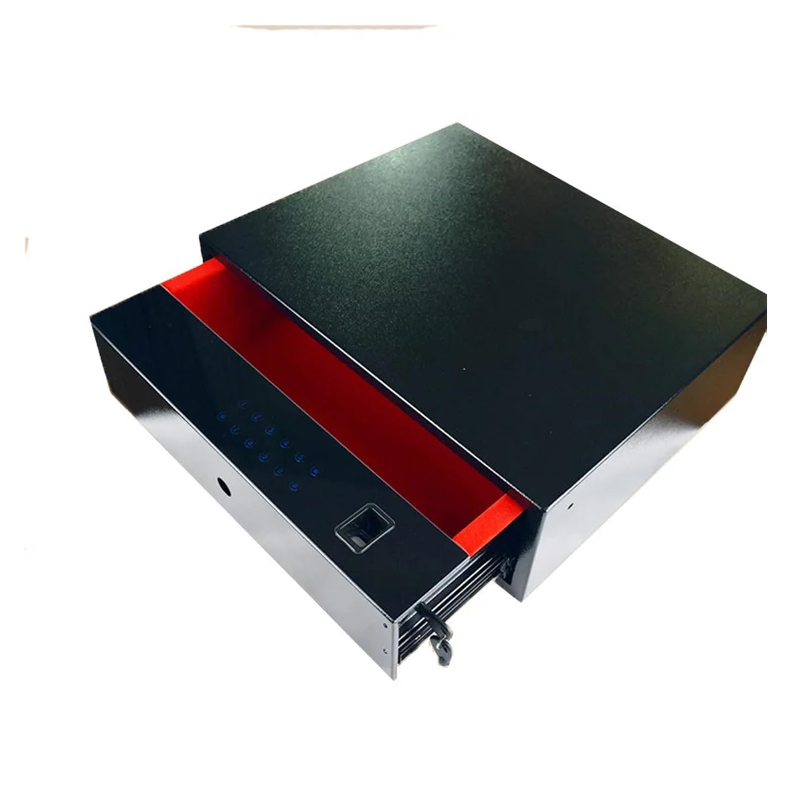 Mini Safe, Embedded Hidden Drawer Safe Box Fingerprint Wardrobe Password For Home Hotel Valuables,Money Jewelry Collection(480 fingerprint pwd)