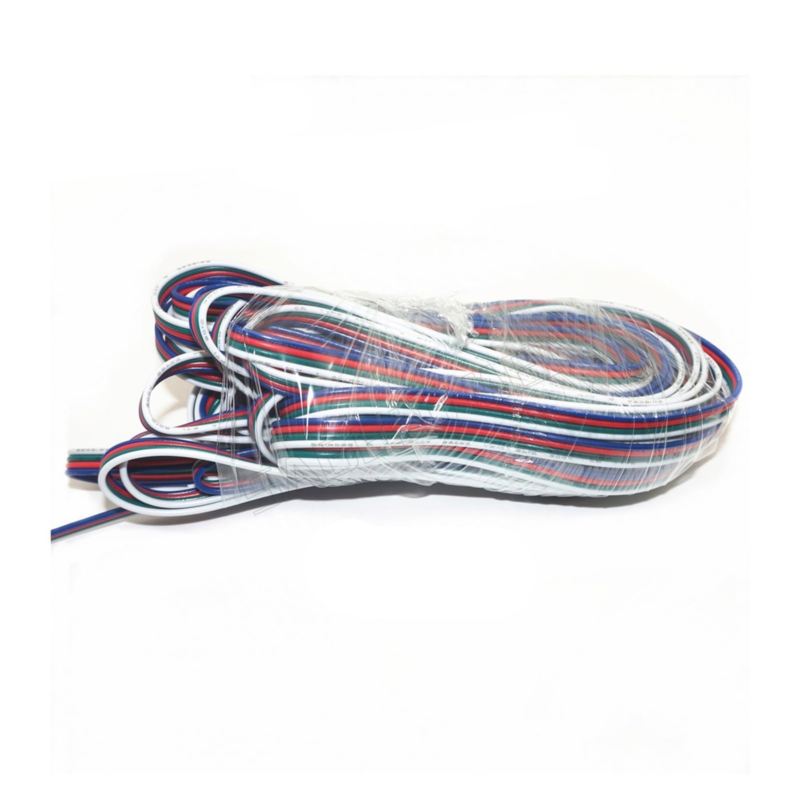 Outdoor Extension 2Pin 3Pin 4Pin 5Pin Electrical Wire 1Meters 5Meters 50Meters 22AWG Light Tape Connector Cable Extend Cord to 5050 3528 2835 Solar sheathed (Color : 4pin White, Size : 20 Meters)