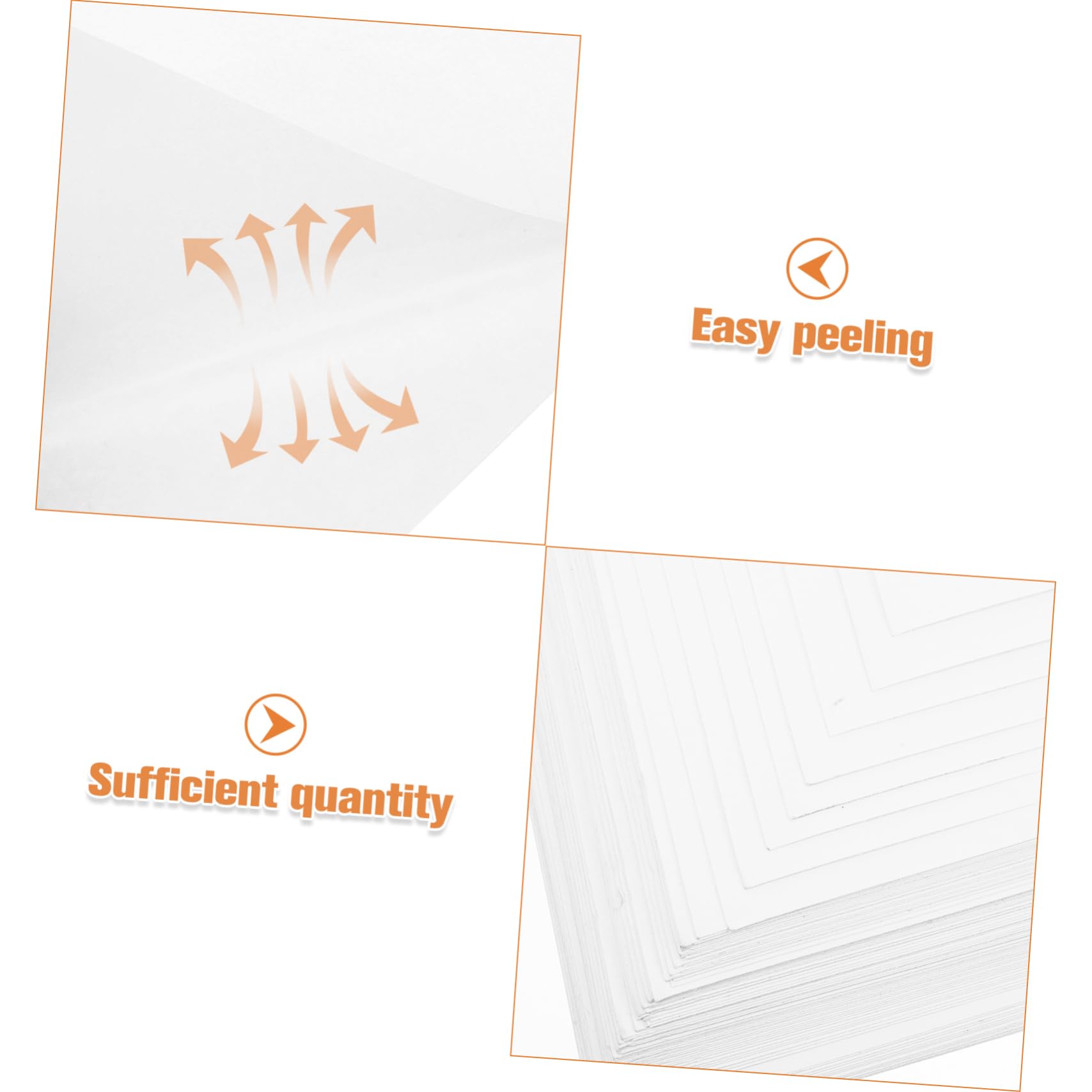 Veemoon 100fogli Carta Per Etichette Autoadesive Opache Etichette Adesive Per d Superficie Scrivibile Forte Adesione Su Cartone e Plastica Utilizzo Versatile Per Spedizione Codici Barre e