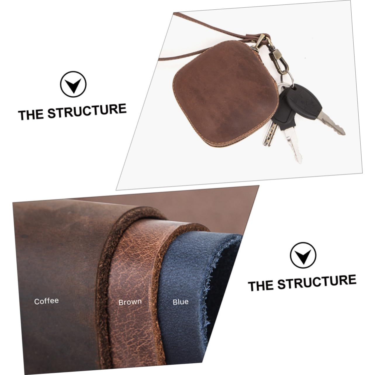 Homoyoyo Estuche para Auriculares De Cuero Funda Protectora Compatible Auriculares Profesionales para Viajar y Almacenamiento Seguro
