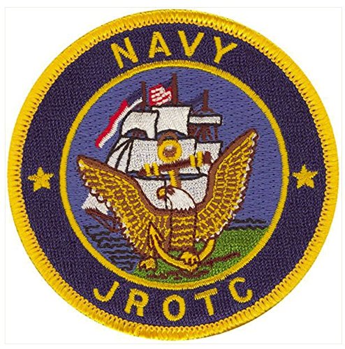 Parche Navy JROTC azul marino con bordado de alta densidad Vanguard ROTC