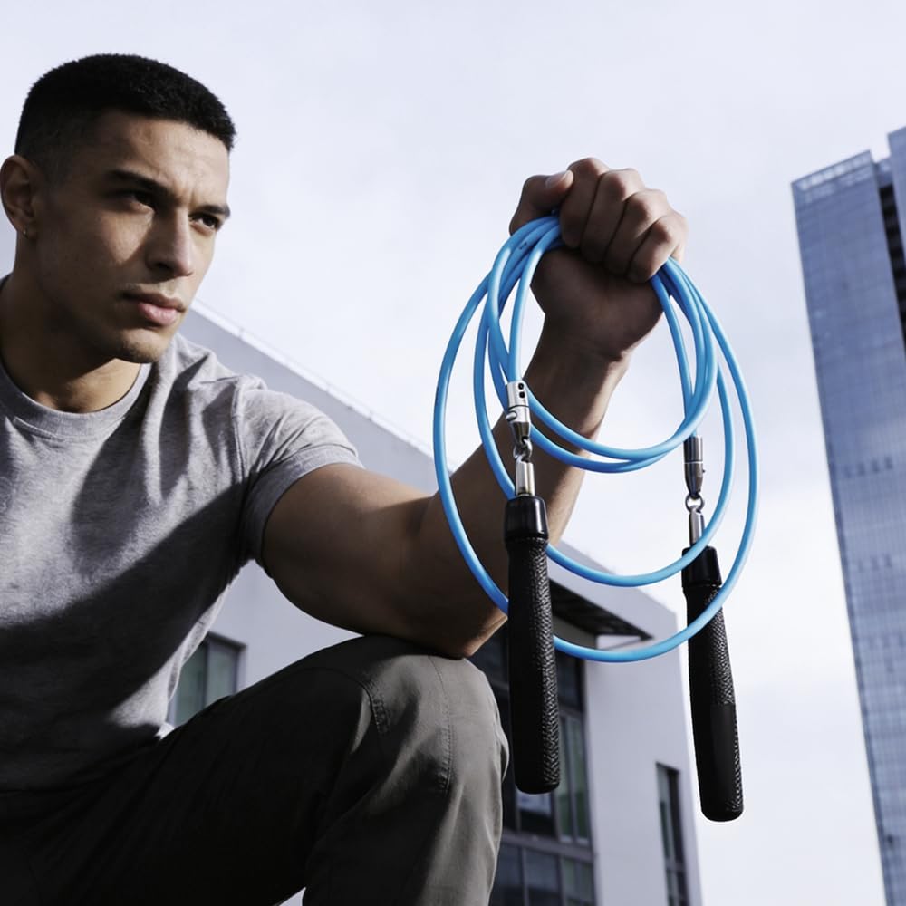Cuerda de saltar intercambiable para hombres y mujeres, juego de cuerdas de saltar personalizables, ajustables, duraderas y versátiles, ideales para principiantes y profesionales, entrenamiento y