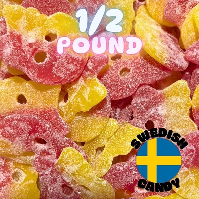 1/2 Libra BUBS Sour Fizzy Swedish Skulls miniatura 2