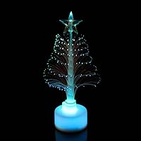 Vista 5 de Fairy Light Tree,Christmas Tree Lamp,Mini Colorful LED Fiber Optic Nightlight Christmas Tree Lamp Light Xmas Gift