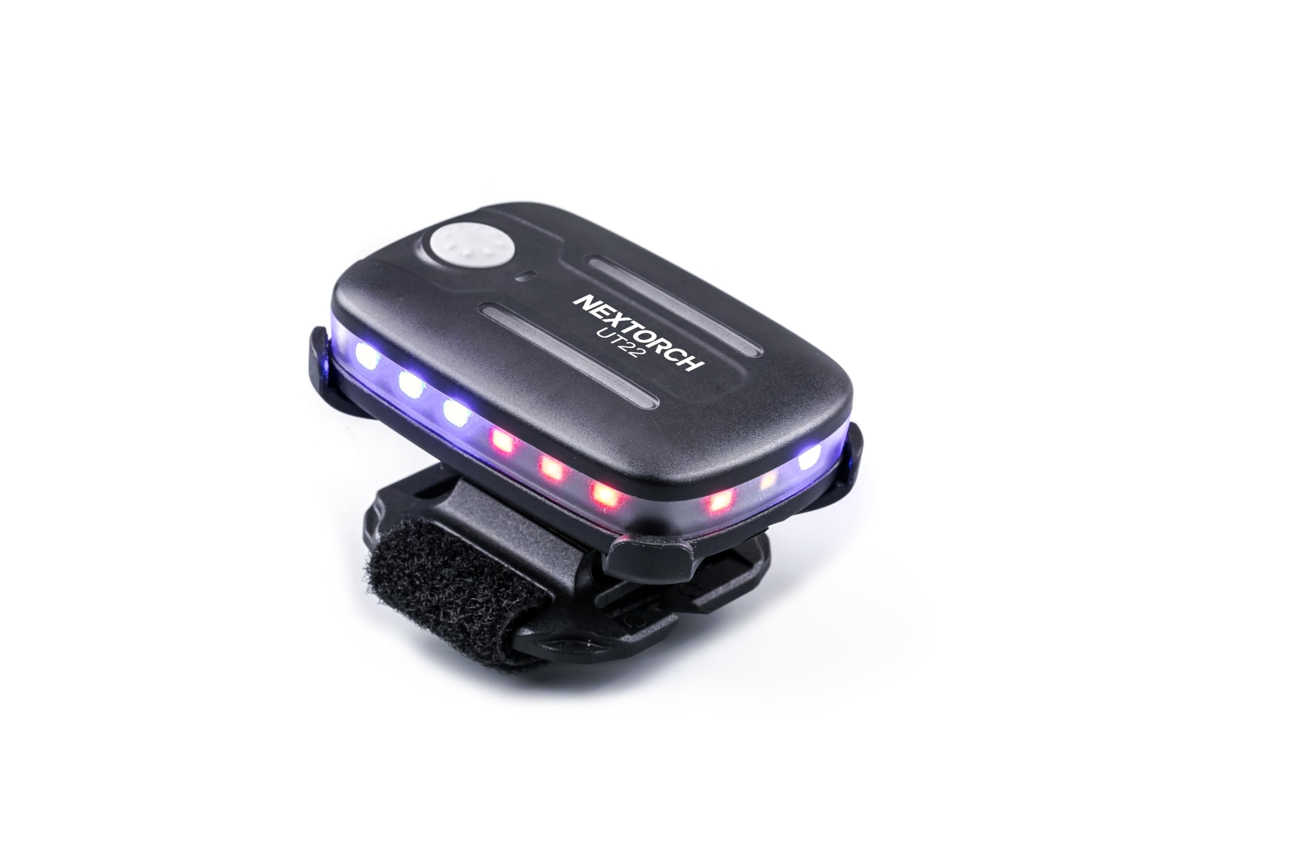 NEXTORCH UT22 360° visibilité IPX4 Rechargeable Lampe multifonction rouge et bleu clignotant 11 Lumens