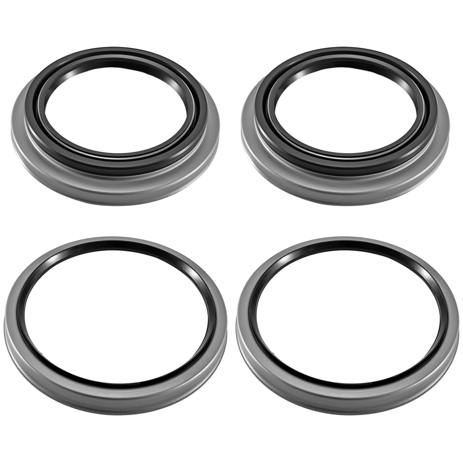 4Pcs Front Wheel Seal Fit for Toyota Tacoma Tundra 4WD 4Runner 1995-2006