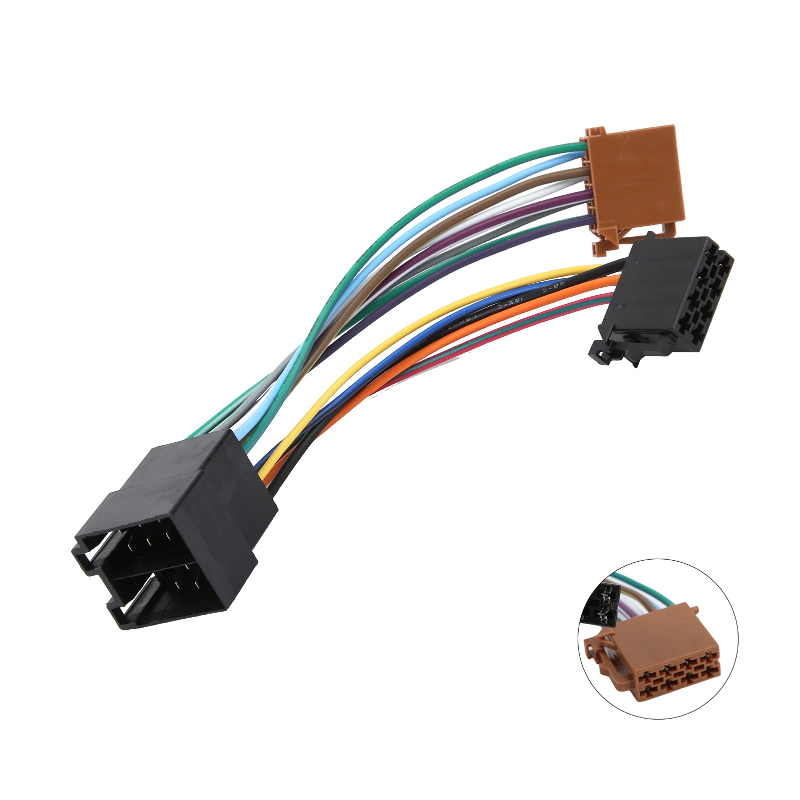 Adattatore per Cablaggio, Kit Stereo per Auto ISO Adatto per Peugeot 106 206 306 307 405 406 607