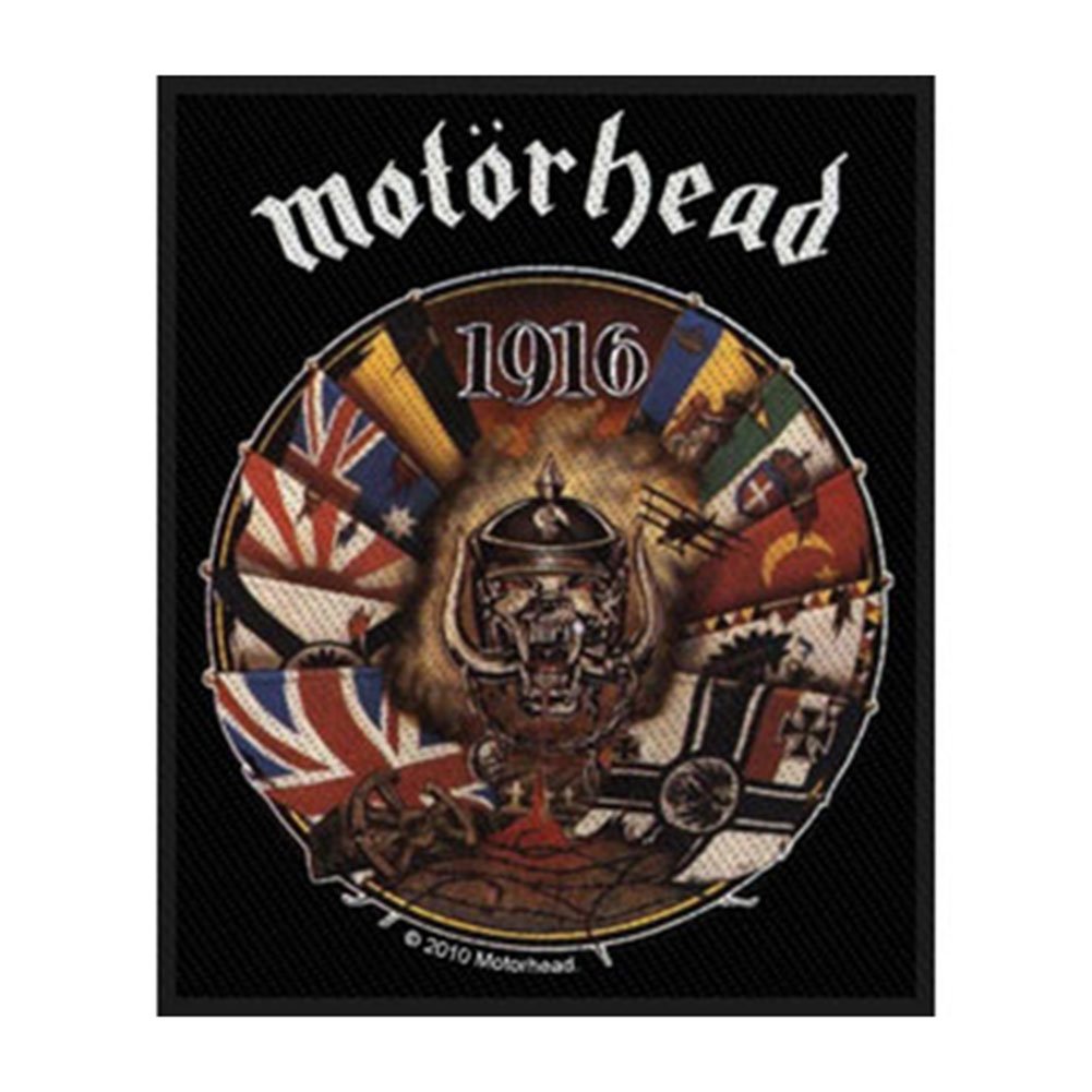 Amazon.com: Motorhead 1916 Patch Album Cover Art Heavy Metal Rock