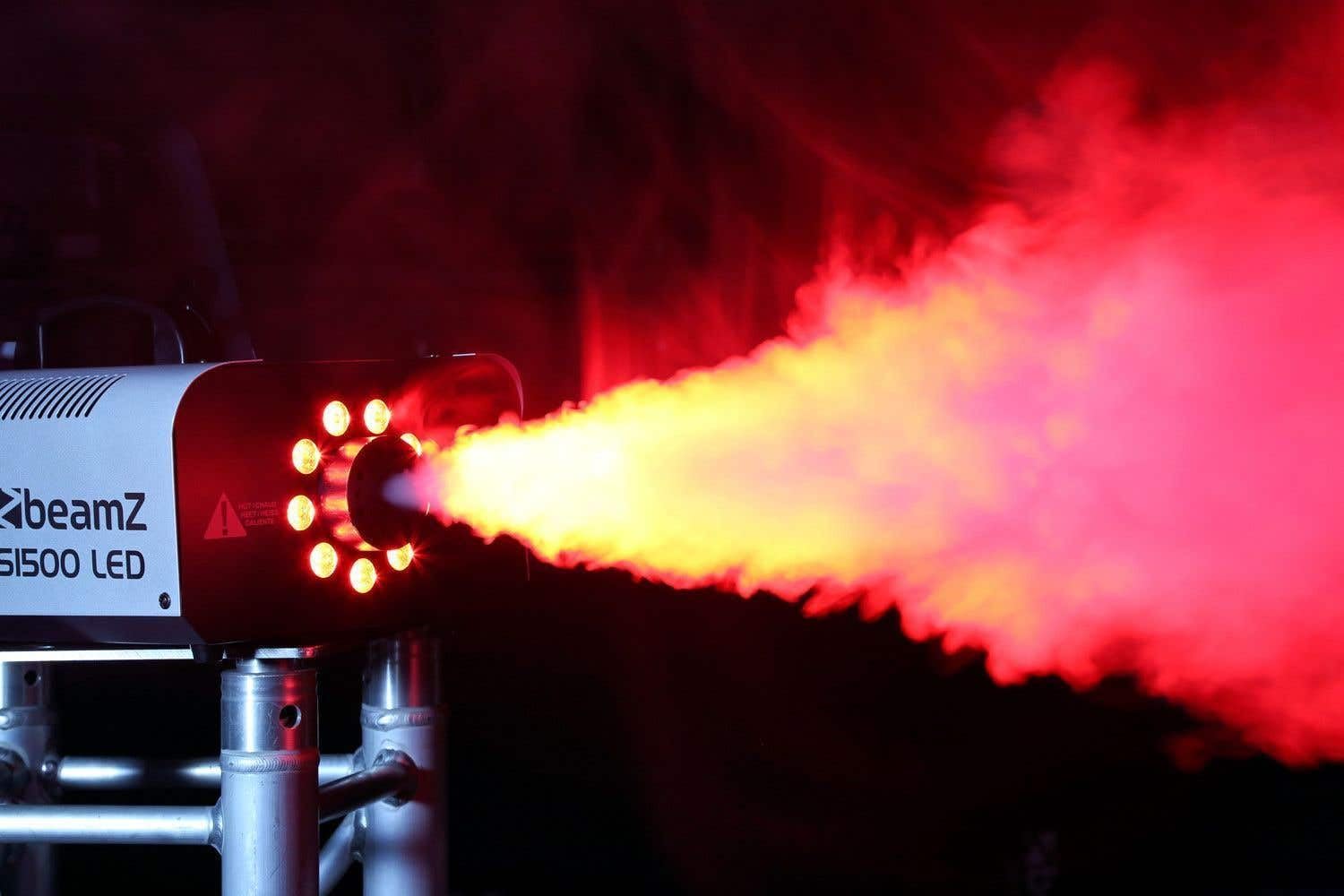 BeamZ S1500LED Smoke machine 2,5 L Nero, Bianco 1500 W