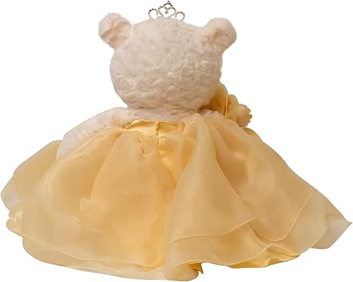 Miniatura 3 de 20 Quince Anos Quinceanera Last Doll Teddy Bear with Dress Centerpiece Gold B16831-6