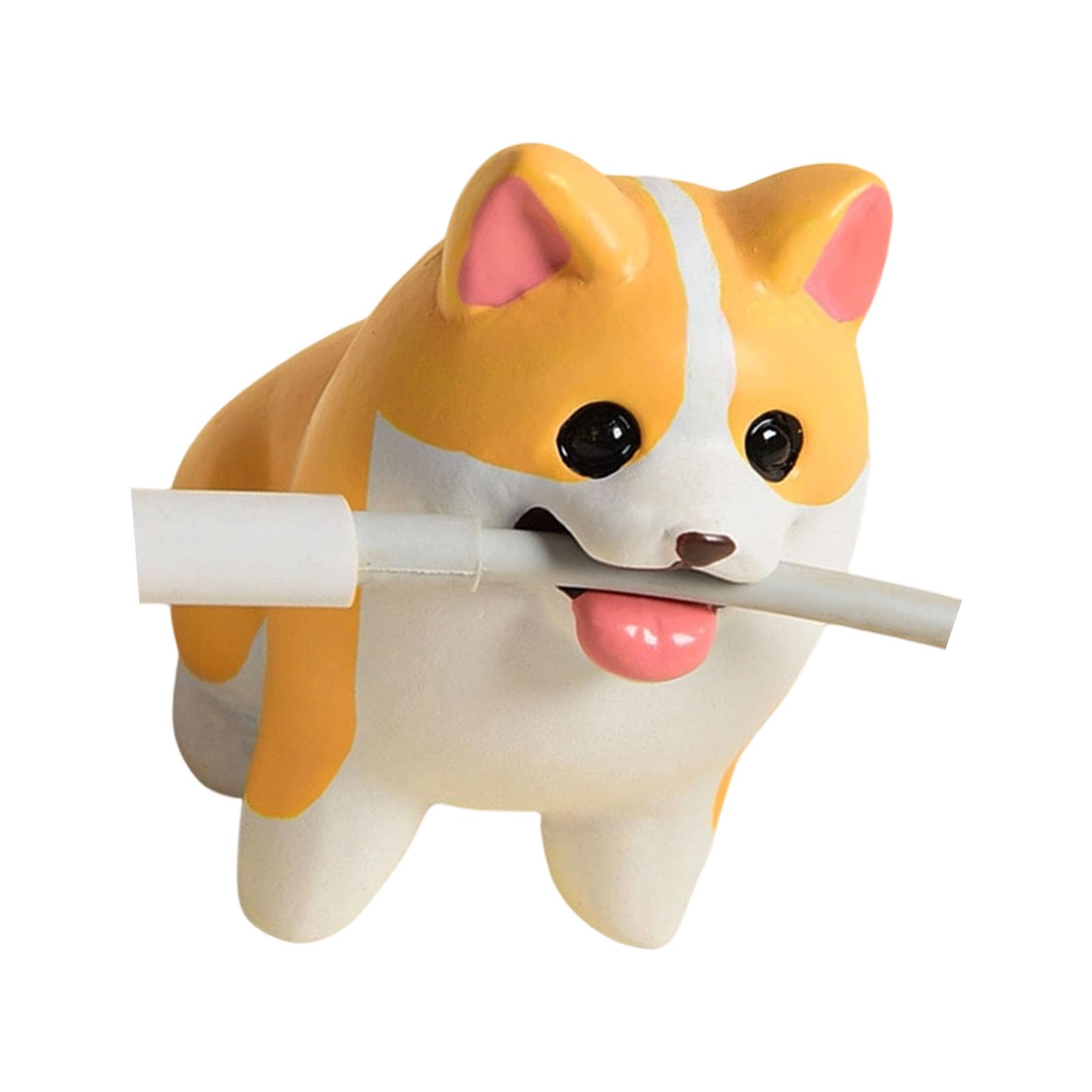Ajtutus C Resin Dog Statues Ord Organizers Ord Holder Dogs Figurines Animal Sculptures Ornament For Home Desk Decors Dogs Figurines