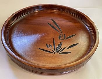 漆器　天然木　盆 楽天市場】【ポイント5倍 24日20時〜】 お盆 木製 丸盆 漆塗り