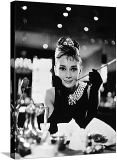 ART.COM Stretched Canvas Print Audrey Hepburn. Breakfast At Tiffany's 1961, Directed by Blake Edwards, 18" x 24"