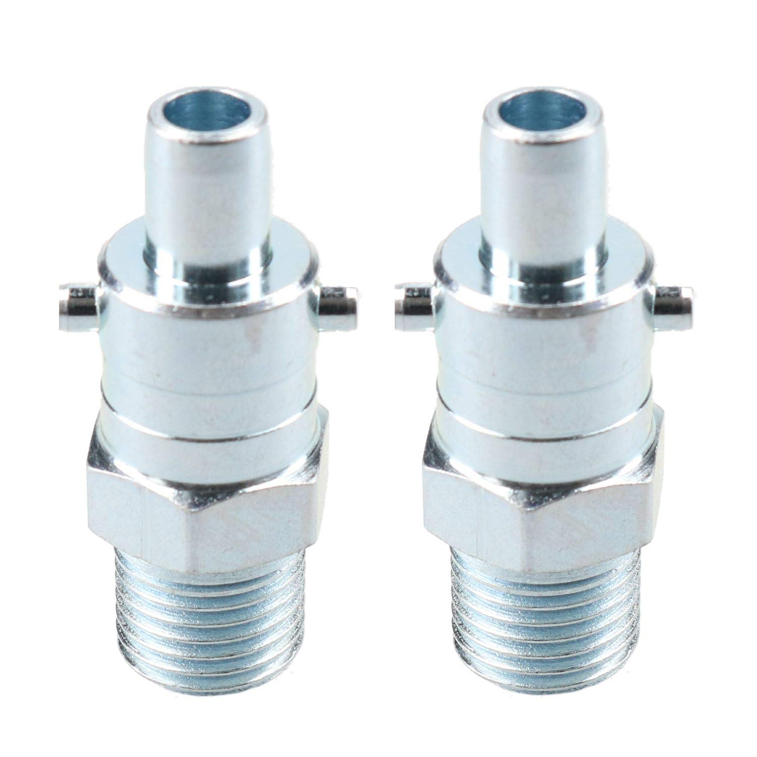 B&Q -  Pcl Instant Air Hose Fitting Male Adaptor 1/4" Bsp Male Thread Bayonet Aa5102 X2