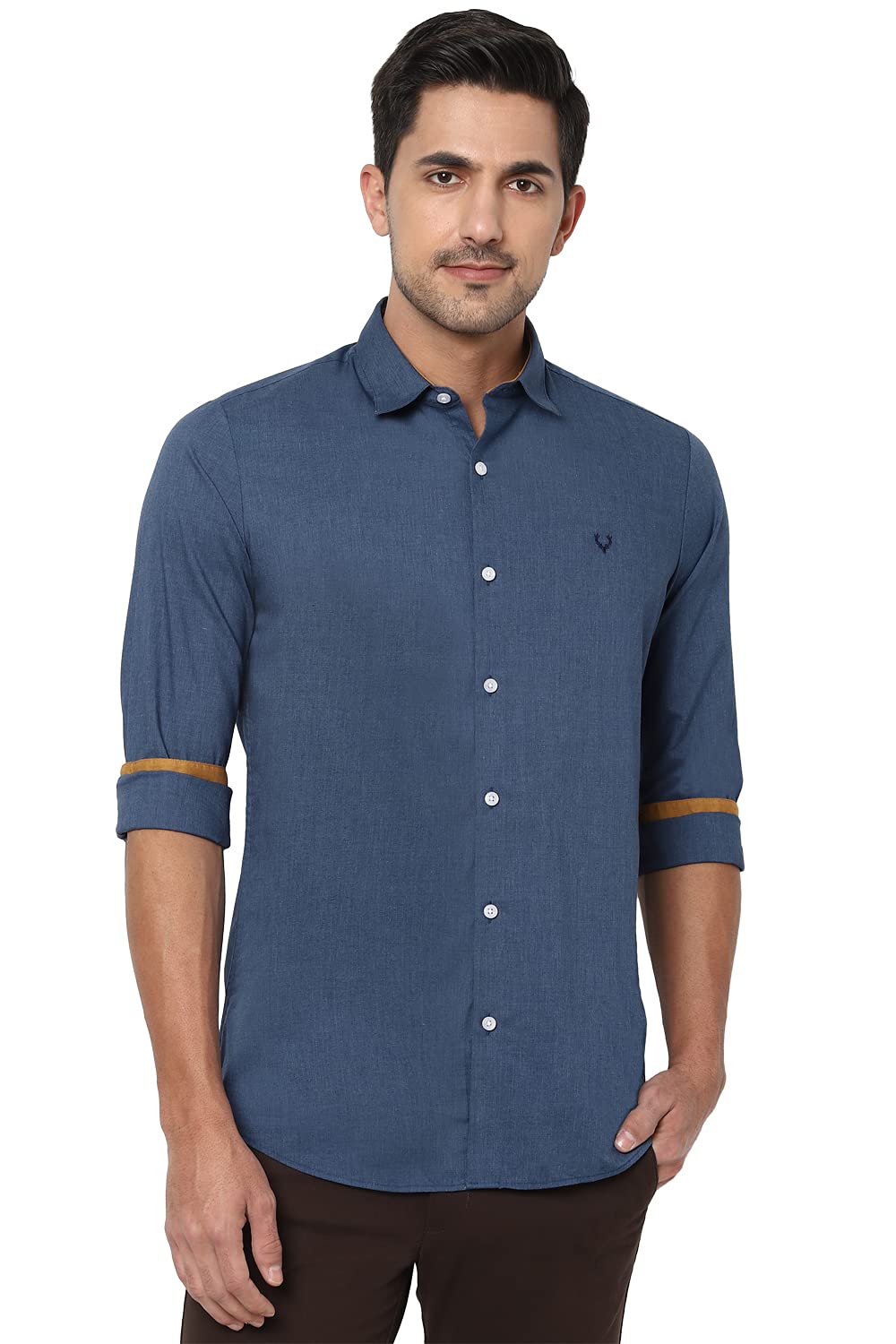 Men's 100% Cotton Slim Fit Shirt-image-14
