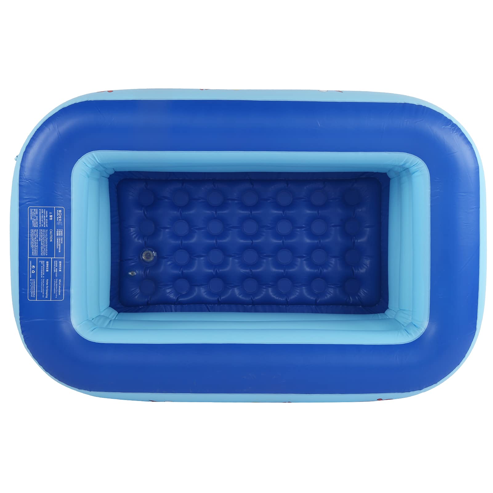 Piscina inflable para niños, piscina inflable para niños, 130 x 85 x 55 cm, piscina de salón familiar, centro de juegos para niños pequeños para interiores y exteriores