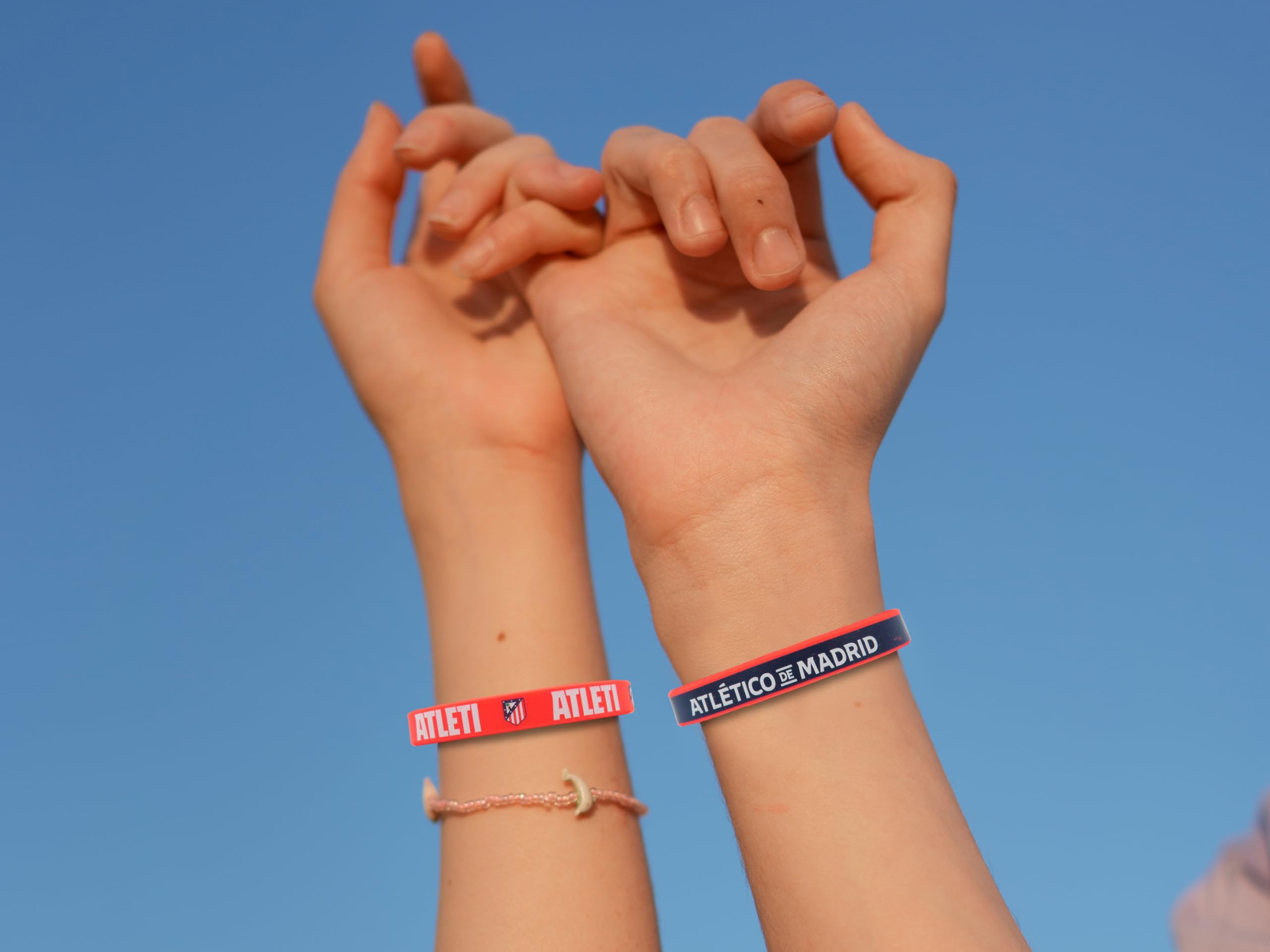 CYPBRANDS Atlético de Madrid, Pulsera, Complementos, Pulsera de Silicona, Producto Oficial