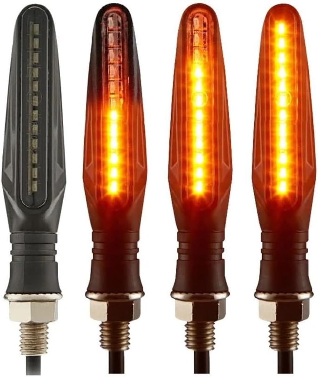 Générique Clignotant de moto Clignotants LED E11 pour moto, 335 SMD, clignotants (e11, 2 pièces)
